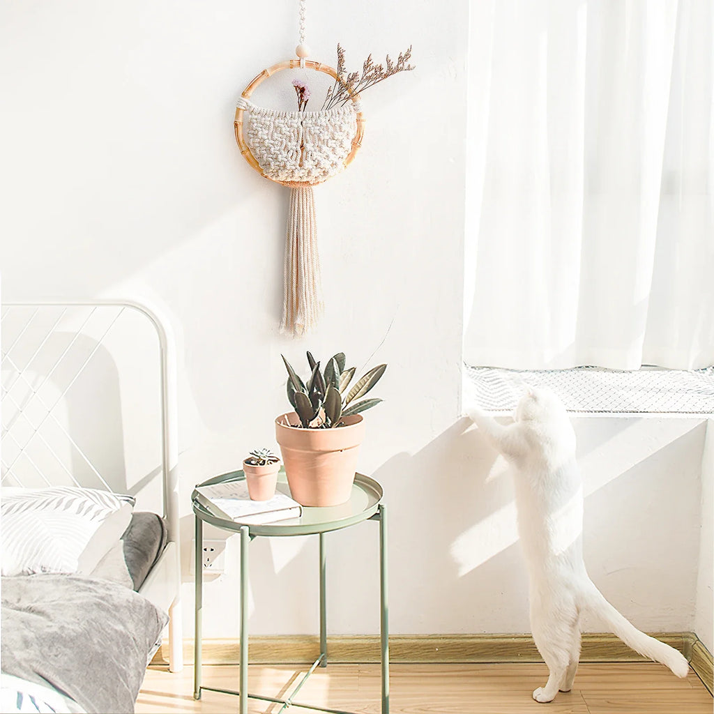 Round Nordic Macrame Wall Hanging product photo 4