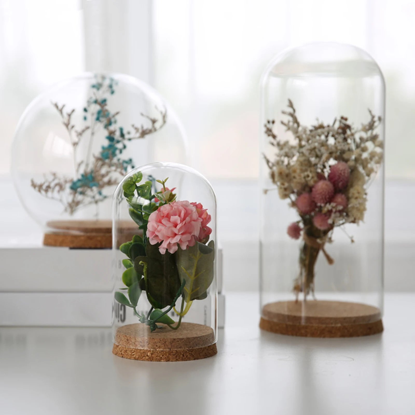 Glass Dome Display with Wooden Base product photo 1
