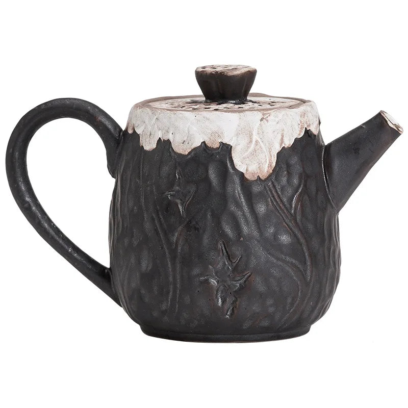 Wabi Sabi Teapot, Handmade Ceramic Tea Pot (160ml)