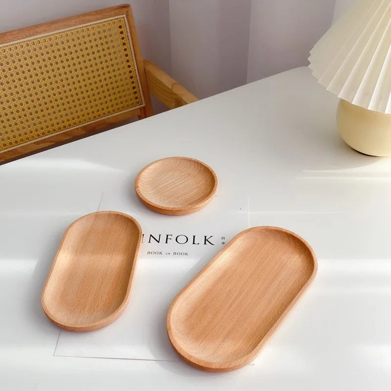 Walnut Wood Serving Plate Tray product photo 5
