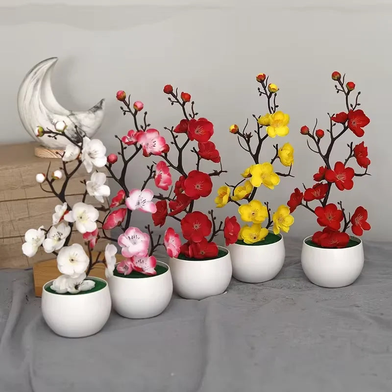 Faux Plum Blossom Bonsai product photo 3
