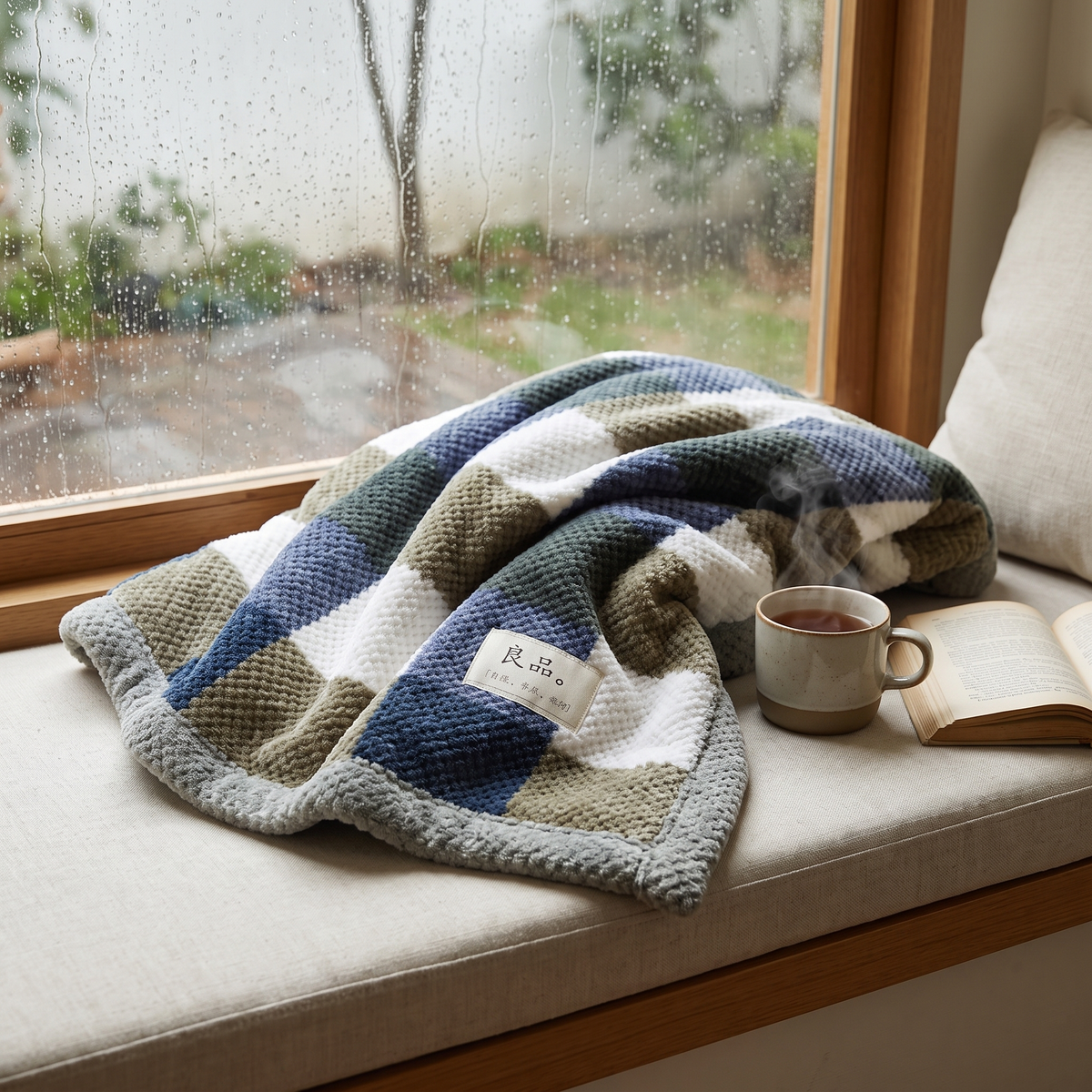 Chunky Knit Throw Blanket