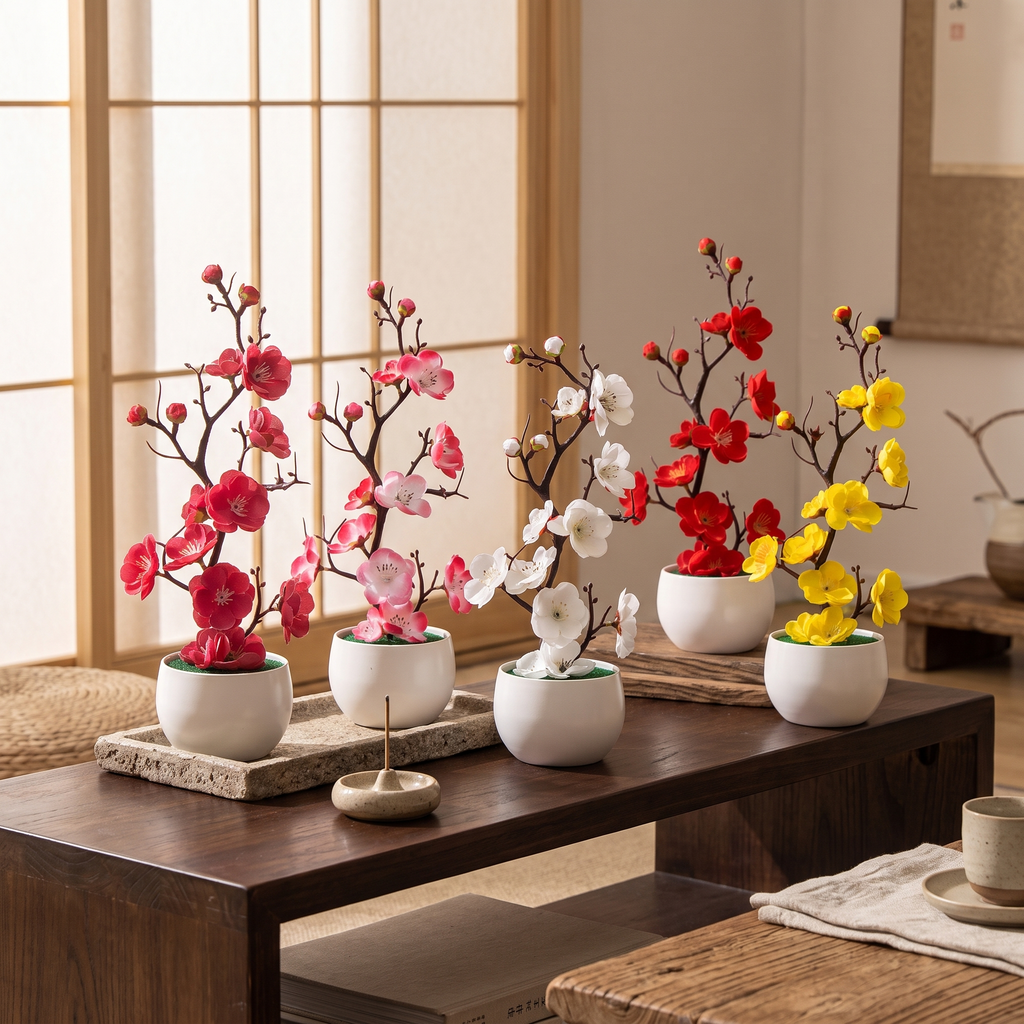 Artificial Plum Blossom Bonsai