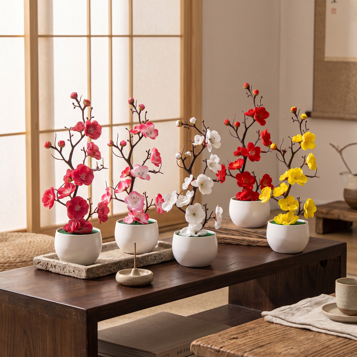 Artificial Plum Blossom Bonsai