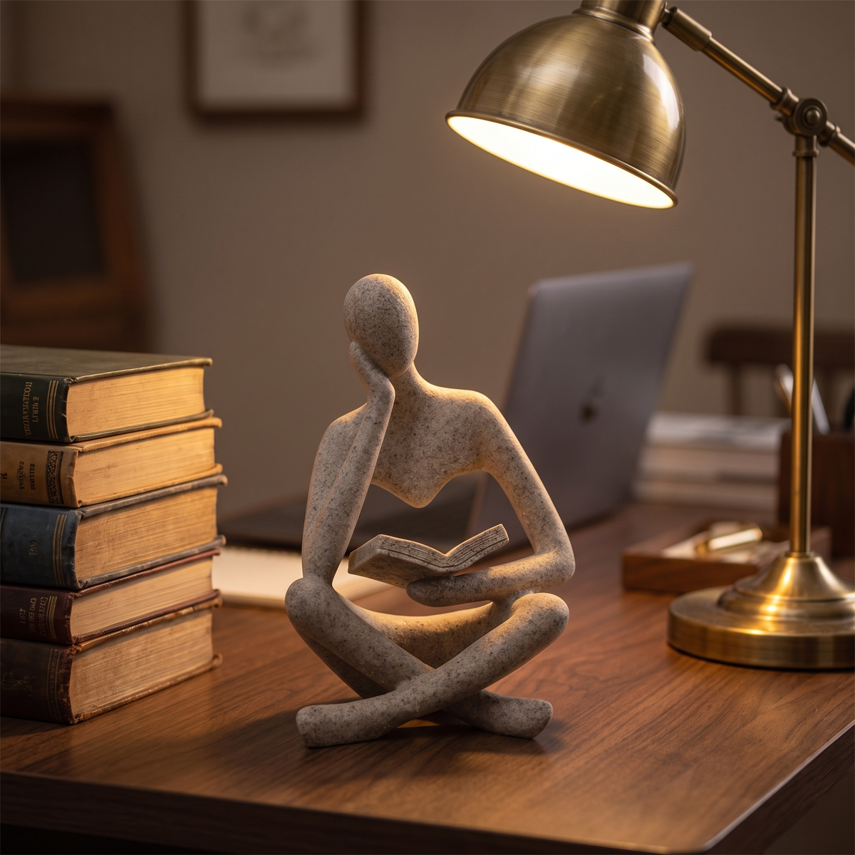Abstract Thinker Statue