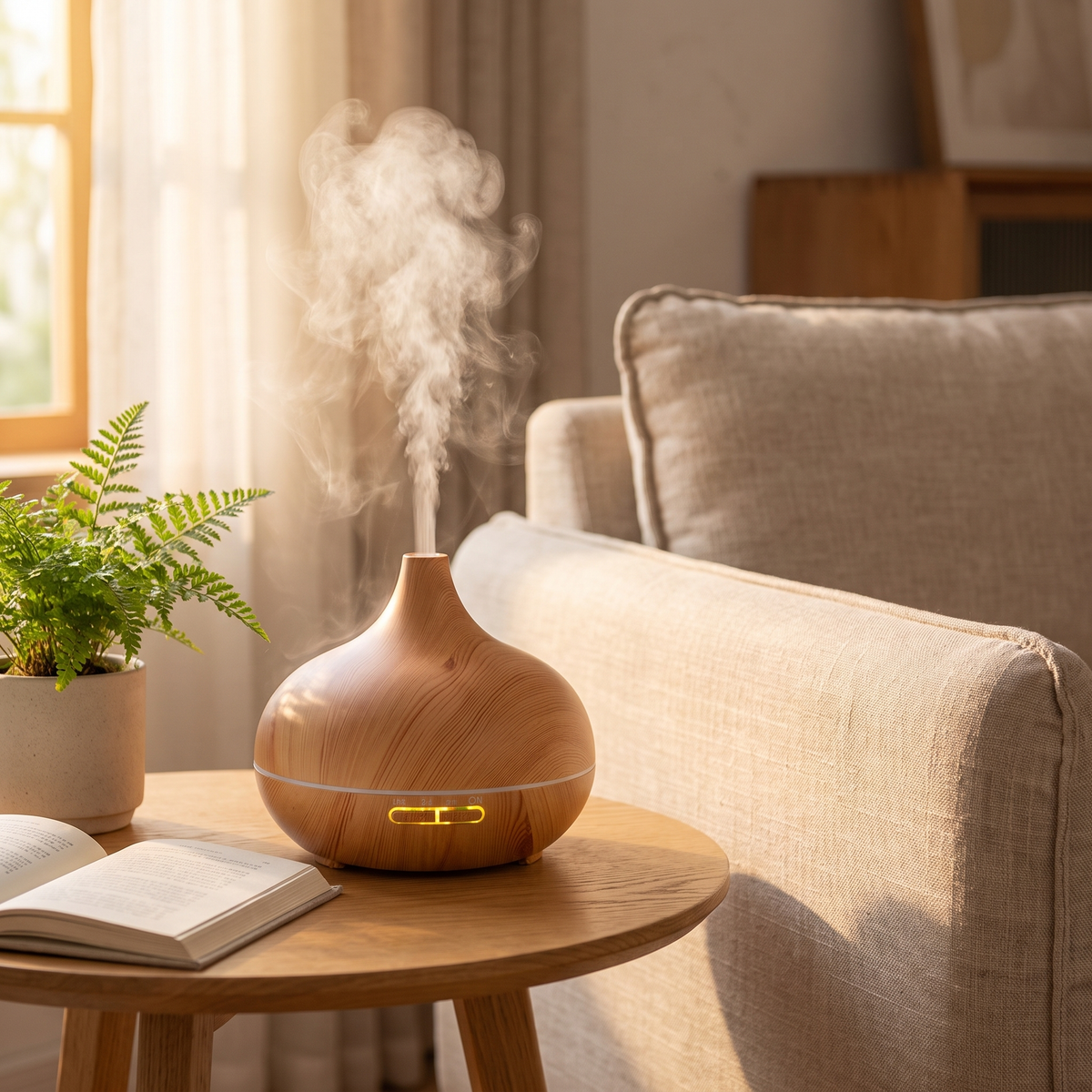 Wood Grain Essential Oil Diffuser