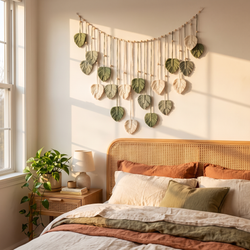 Boho Leaf Wall Hanging