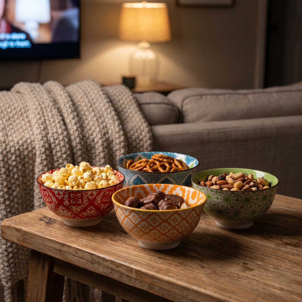 Boho Ceramic Snack Bowls
