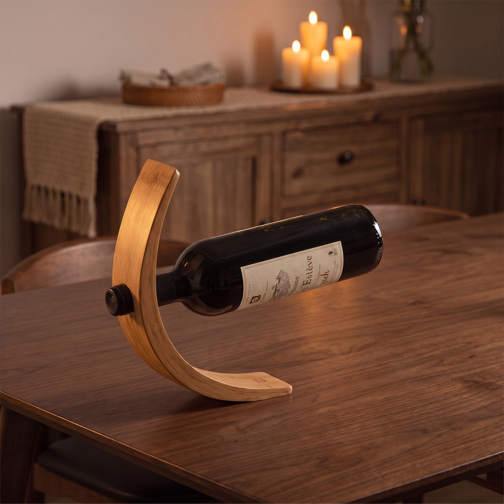 Balancing Wine Bottle Holder