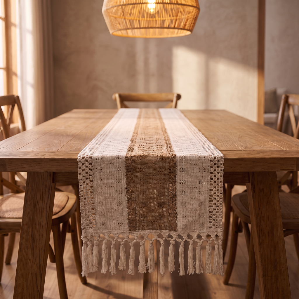 Macrame Table Runner