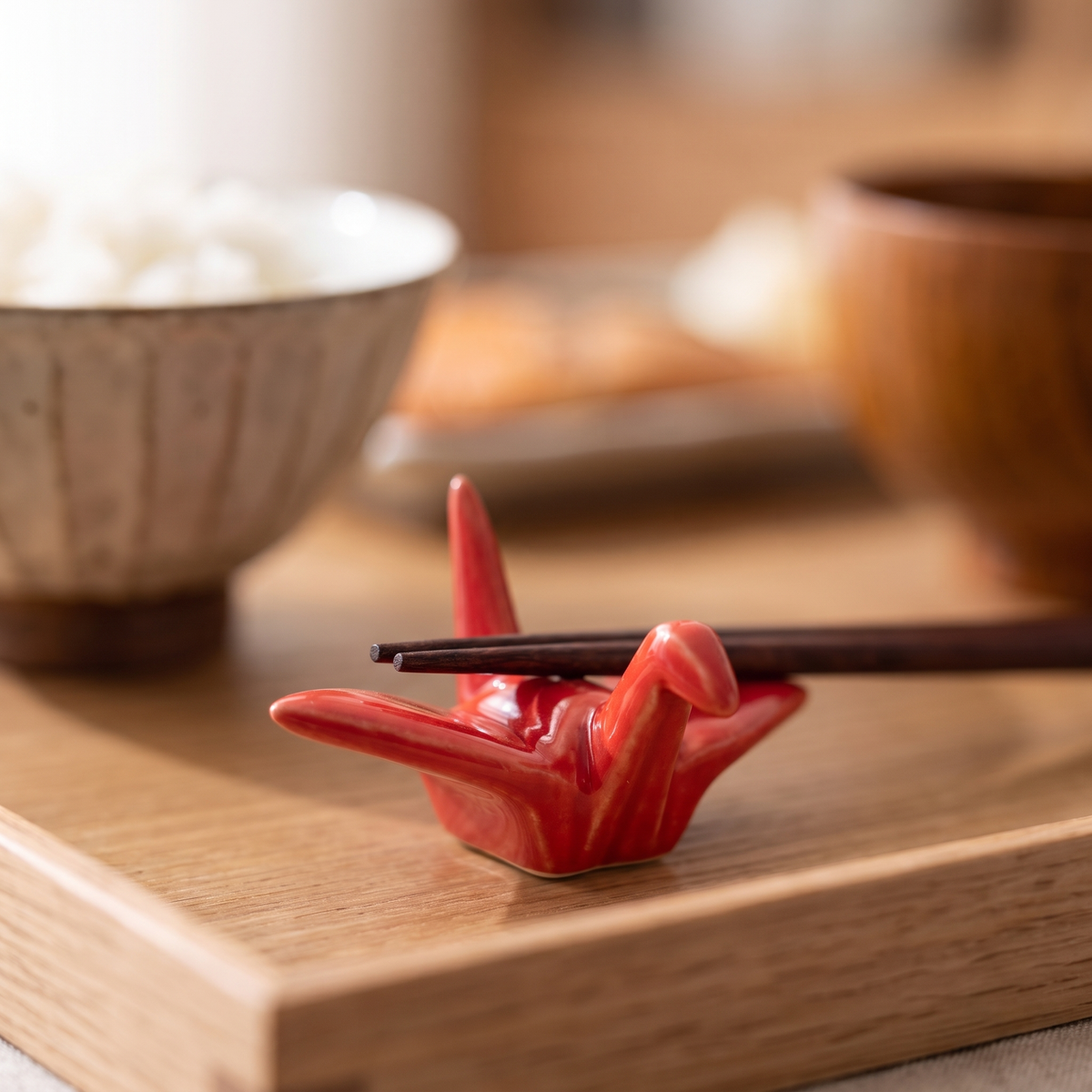 Paper Crane Chopstick Rest