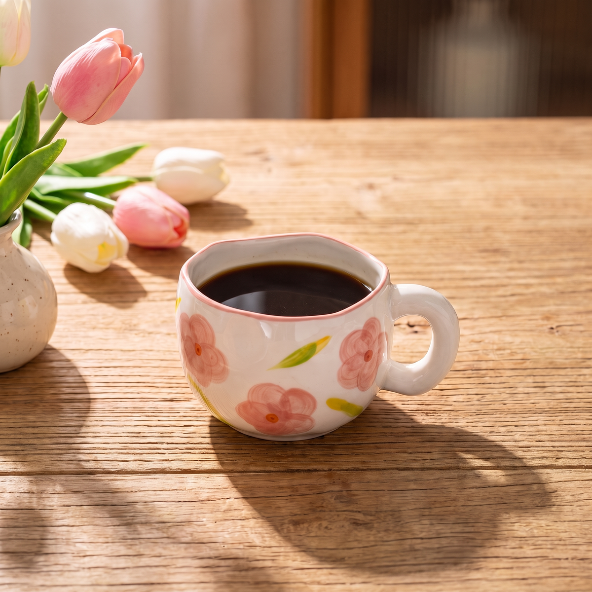 Hand-Painted Ceramic Mug
