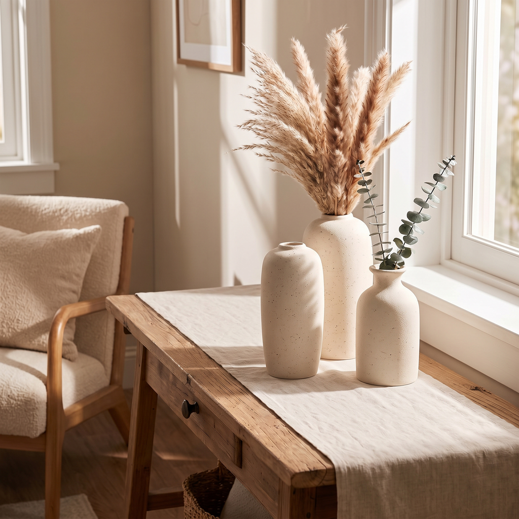 White Ceramic Vase