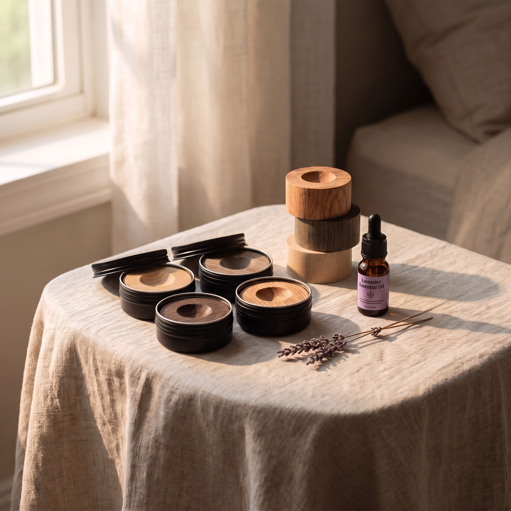 Wooden Aroma Diffuser Block