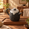 handmade wabi sabi ceramic teapot