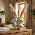 Warmwood cover - Wavy Ceramic Vase, Sculptural Petal Bud Vase